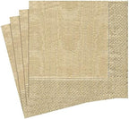Entertaining with Caspari Dinner Napkin, Moire Gold, 20-Pack