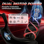 6.3 Inches 10 Modes Remote Virabtor Contral Prostrate Device for Men Couple Electrodes Today Adult Vibratoar Toys Plug Tool for Men Relaxing Prostrate Viboatorr Device HEWRZ1 (Black)