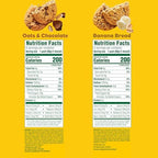 belVita Soft Baked Breakfast Bars Variety Pack, Banana Bread and Oats & Chocolate, 3 Boxes of 5 Packs (1 Biscuit Per Pack)