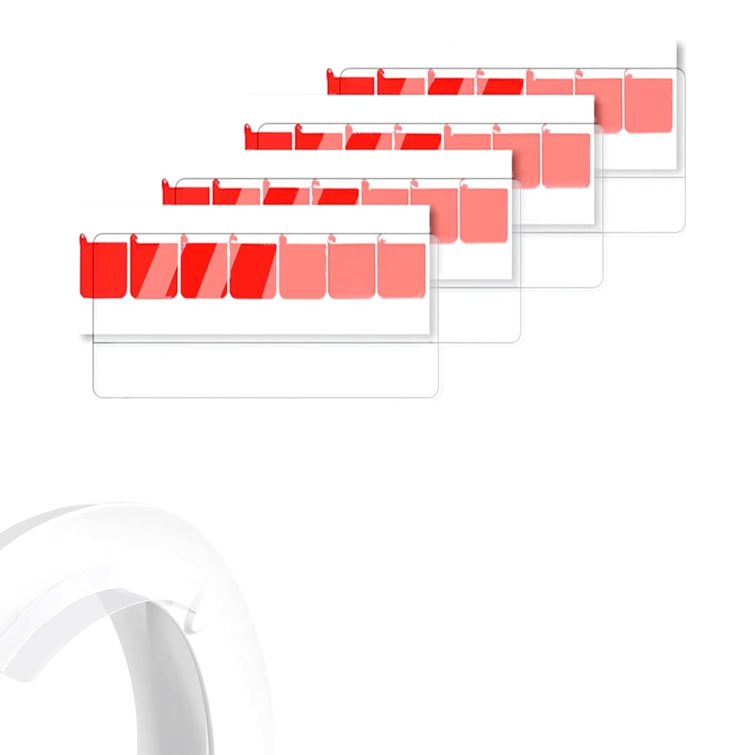 4Pcs Toilet Seat Splash Guard, Pee Shield & Urine Deflector for Boys, Anti-Splash Toilet Guard for Potty Training, Easy-to-Clean Portable Pee Deflector for Bathroom