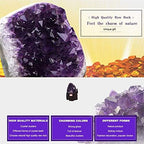 Extreme Rocks Fossils Polished Amethyst Cluster – Purple Crystals Geode from Uruguay - Irregular for Healing Reiki Home Decoration,3000g