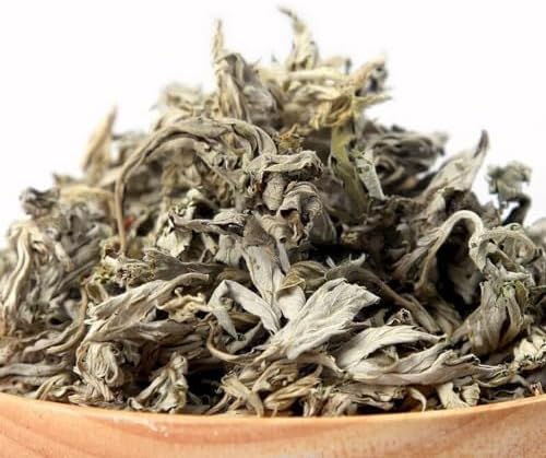 Zungtin Mugwort herb Pure Leaves Fine Picked Bulk Stems Stalks Free, Natural Artemisia vulgaris Chemical Free - 4 ounce