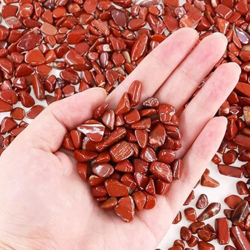 2 Pack Natural Red Agate Tumbled Stones Polished Decorative Crystal Rock Gravel for Home Garden Display Aquarium Plant Filler