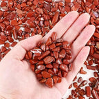 2 Pack Natural Red Agate Tumbled Stones Polished Decorative Crystal Rock Gravel for Home Garden Display Aquarium Plant Filler