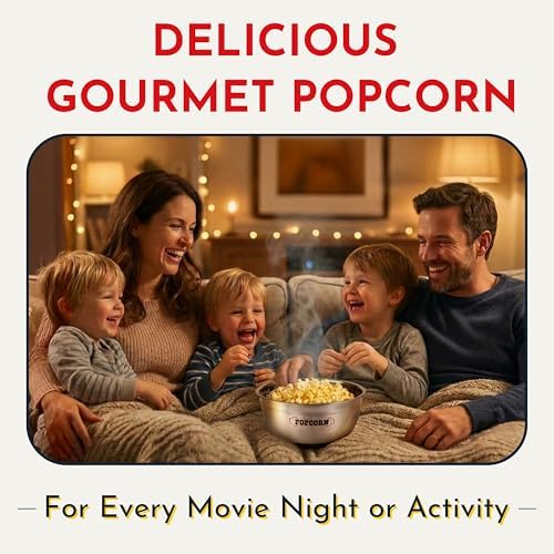 Wabash Valley Farms Real Theatre Popcorn Packs — Gourmet Kernel Kit for Popcorn Machines, Stovetop Poppers, and At-Home Movie Night Snacking — Perfect for Use with The Original Whirley Pop — 5 Pack
