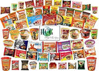Ramen Noodles from Around the World International Snack Box Variety Pack, 15 Instant Noodles, Japanese, Filipino, Thai, Vietnamese, with Chopsticks and Sticker
