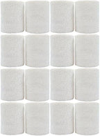 PowerFlex Self Adherent Tape, Latex, Athletic Tape, White, 3", 16 Rolls per Case