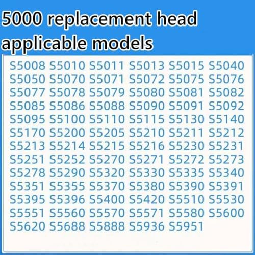 Sh50/52 replacement blades Compatible with Philips Series 5000 Electric Shavers, Whole Replacement Head Compatible with Norelco Razor Series S5000 All Models S5252 S5270 S5271 More