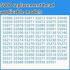 Sh50/52 replacement blades Compatible with Philips Series 5000 Electric Shavers, Whole Replacement Head Compatible with Norelco Razor Series S5000 All Models S5252 S5270 S5271 More