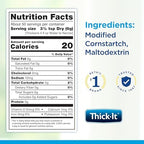 Thick-It Original Food & Beverage Thickener, Flavorless Powder for Dysphagia (IDDSI), Digestible Swallowing Aid, Easy-to-Mix & Instant Dissolve, Used in Hot & Cold Food, 36 oz Canister (2 Pack)