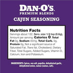 Dan-O's Cajun Seasoning, 2.8 oz Bottle, 2 Pack, Spicy Seasoning for Gumbo, Jambalaya, Shrimp, Chicken and More, Sugar Free, Zero Calorie, Use this Spice Blend to Craft a Marinade, Dry Rub or Sauce