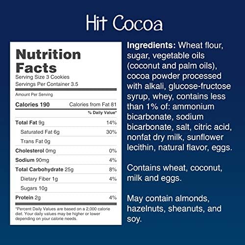 Bahlsen Hit Chocolate Filled Sandwich Cookies (12 pack) - Crisp golden biscuit filled with cocoa creme - 12 boxes