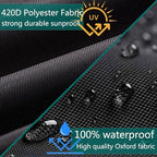 Sqodok Mobility Scooter Storage Cover, 420D Waterproof Wheelchair Cover for Storage, Mobility Scooter Accessories for All-Weather Outdoor Protection Dust Cover, 55" x 26" x 36"