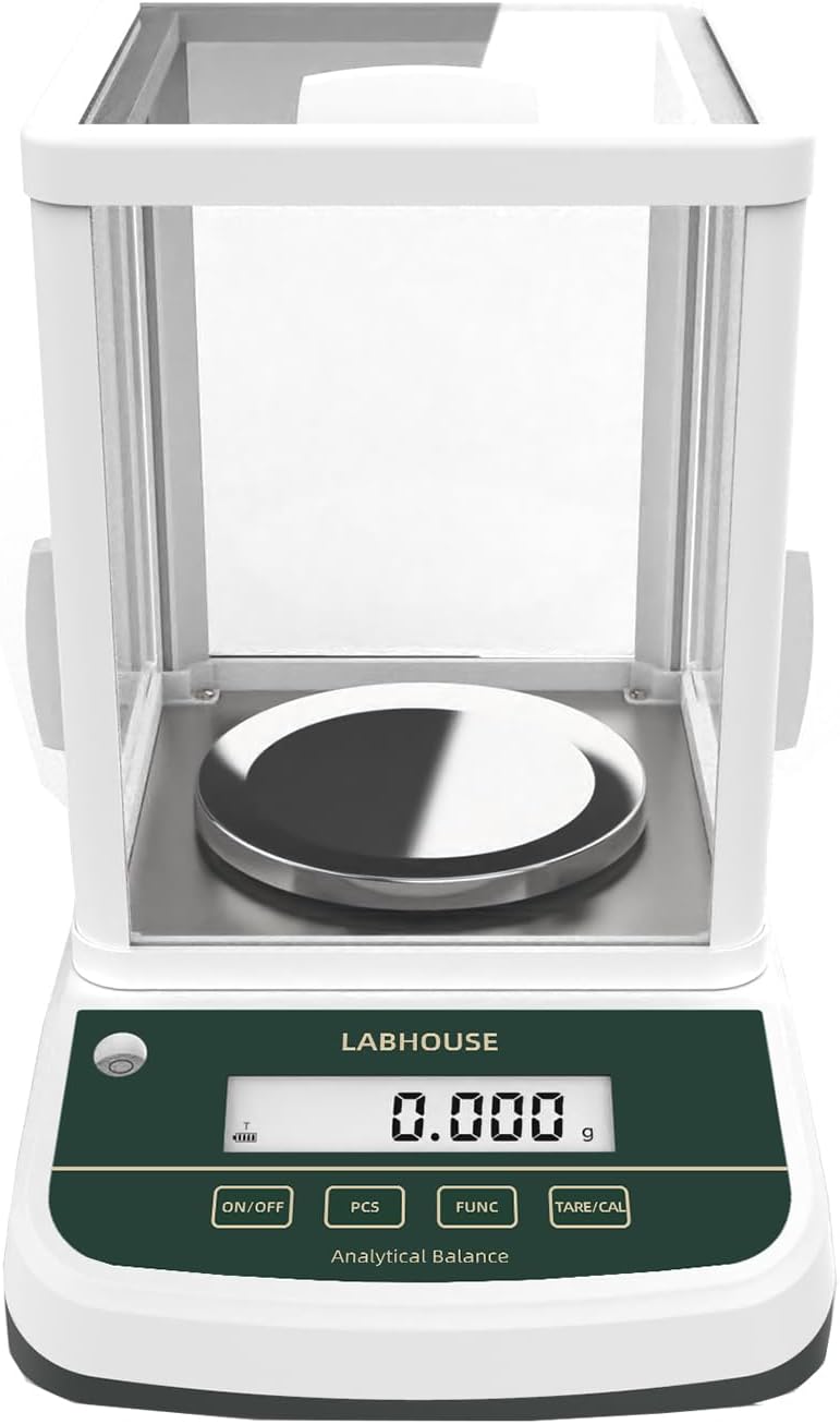 Digital Analytical Balance(Dual Display) High Precise 1mg 200g Lab Scale External Calibration for Laboratory Pharmacy Chemical Plant Jewelry Store,200g/0.001g