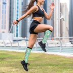 Avocado Compression Socks Women Men Knee High Stock for Running Work Support Nurses Travel
