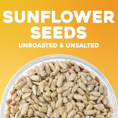 Sunbest Natural Raw Sunflower Seeds, 5 lbs – Unsalted & No Shell – Bulk Sunflower Seed Kernels to Eat – For Snacking, Baking & Topping – Road Trip, After School Snack for Kids & Adults – Kosher (80 oz)