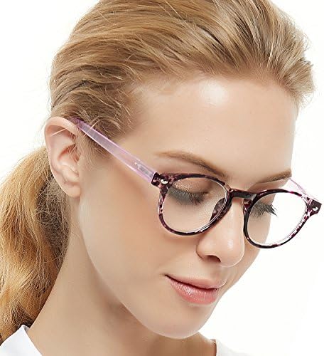 OCCI CHIARI Lightweight Designer Acetate frame Stylish Reading Glasses For Women(Purple,3.0)