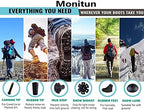 Trekking Poles Tips, Rubber Hiking Sticks End Caps Protectors Replacement Accessorie Fit Most Hiking Trekking Walking Canes