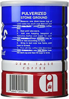 Venizelos Greek Style Ground Coffee, 1 lb Jar (2 Pack)