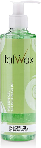 Italwax Pre Wax Gel - 250ml / 8.45fl.oz - Prepare the skin for waxing hair removal - Suitable for all skin types