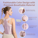 NLNYCT Posture Corrector for Women – 2-in-1 Back Brace with Shoulder Support, Adjustable Full Back Straightener for Hunchback, Scoliosis & Spine Alignment, Upper & Lower Back Pain Relief Small/Medium