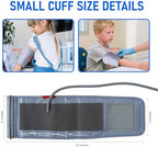 Small Blood Pressure Cuff for Kids, Slim Arm, Compatible with Most Monitors, ARM Blood Pressure Replacement Cuff with 8 Connectors (5.5"-9.5")