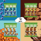 Bearded Brothers Organic Vegan Energy Bars - Gluten & Soy Free, Paleo, Whole 30 | Non GMO, Low Glycemic, High Protein, Fiber (12 Count (Pack of 1), Variety Case)