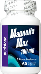 Magnolia Max 100mg 60 Capsules - Even Ratio Honokiol and Magnolol for Calming, Relaxation, and a Good Mood