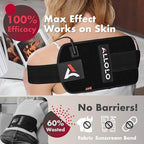 ALLOLO Red Light Therapy for Body, 3-in-1 LEDs Red Light Therapy Belt with Timer Remote Control, 660nm&850nm Infrared Light Therapy Pad for Body Waist Shoulder Knee, 70pcs LED 12.6"*6.3" Large Area