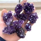 20–30g Natural Amethyst – Purple Quartz Crystal Cluster Healing Stone Specimen for Home Decor