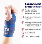 Neo-G Wrist Brace for arthritis pain and support - for Joint Pain, Sprains, Strains, Instability - Adjustible Compression Wrist Support - One Size - Class 1 Medical Device