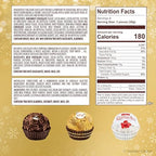 Ferrero Collection Advent Calendar 2022, Premium Gourmet Assorted Hazelnut Milk Chocolate, Dark Chocolate and Coconut, 9.5 oz, 25 Count, Gold