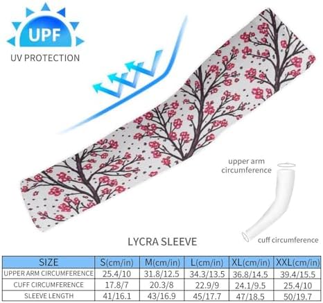 Supdreamc Summer UPF 50+ Protection Ice Cooling Arm Sleeves for Running Golf Hand Elbow
