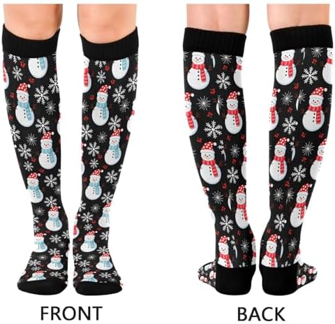 Compression Socks for Women Men Knee High Socks for Running Athletic Nurse Cycling Sports
