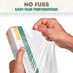 KC’s Compostable Cling Wrap – 99 ft × 12 in Roll, Extra-Thick 10 μm Plant-Based Film – Certified ASTM D6400 & OK Compost HOME – Microwave, Freezer & Refrigerator Safe