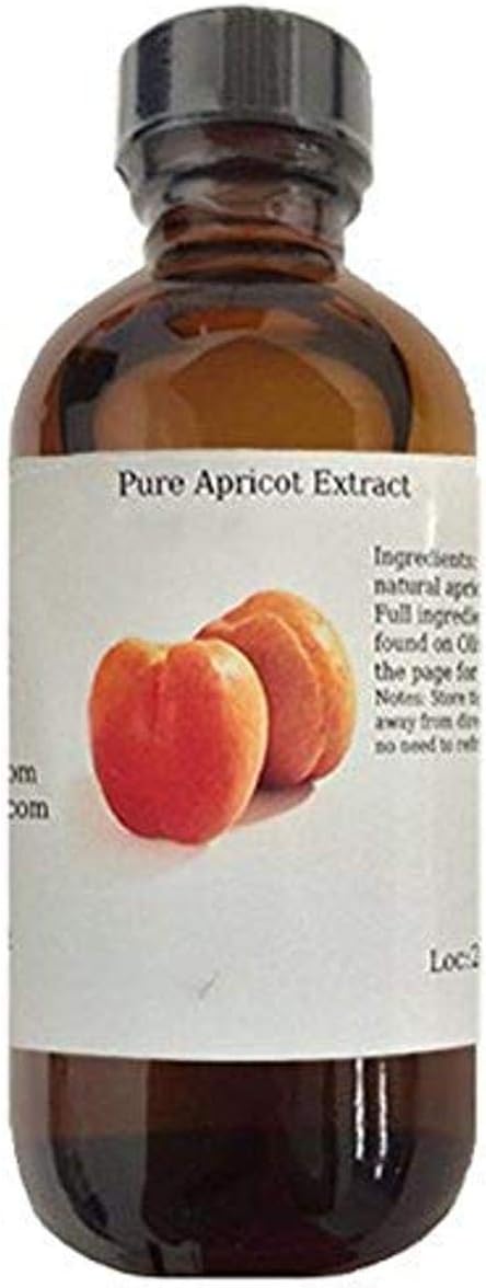 OliveNation Apricot Extract - 4 ounces - Gluten free, Sugar free, Great for baking, beverages and ice cream - baking-extracts-and-flavorings