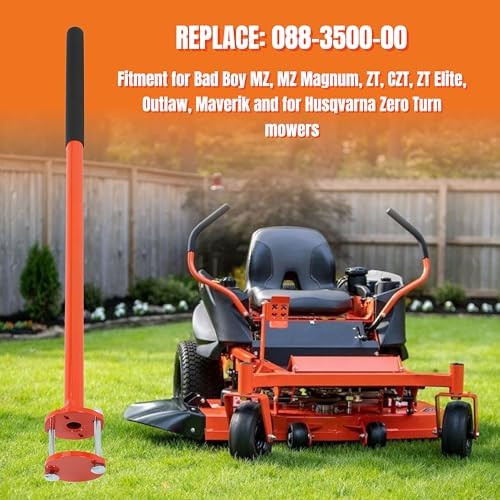 Mower Mount Assist Handle, Mower Grab Assist Handle Kit Replace 088-3500-00 for Bad Boy MZ MZ Magnum ZT CZT ZT Elite Outlaw Maverik for Husqvarna Zero Turn