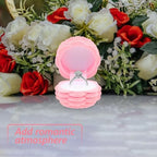 ABOOFAN Flower Basket Ring Box 3.22X2.16X2.16In Portable Engagement Ring Case Wedding Ceremony Jewelry Storage Organizer