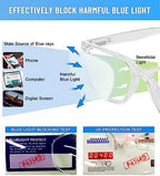 Blue Light Blocking Reading Glasses Men Computer Readers 0.0 1.0 1.25 1.5 2.0 To 4.0