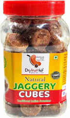 Dry Fruit Hub Jaggery Cubes 400gms [Pure Natural No Added] Jaggery Cube Gud Jaggery Jaggery Organic Cubes
