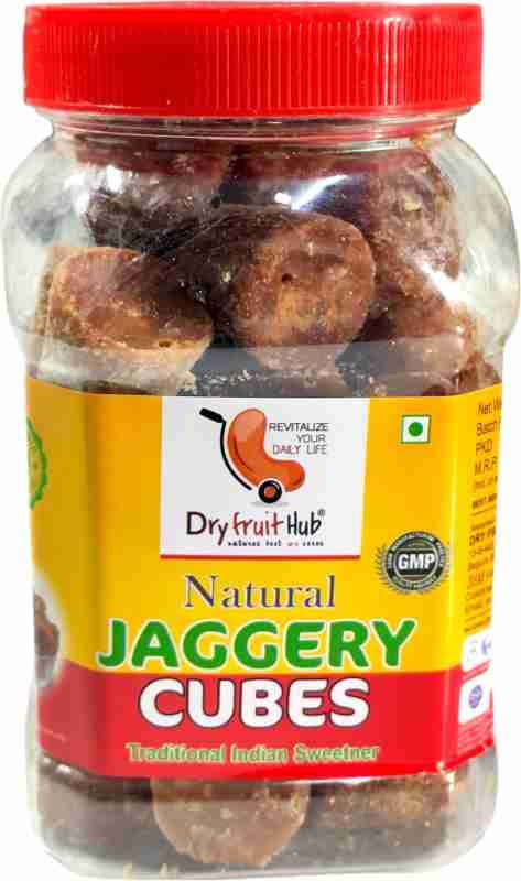 Dry Fruit Hub Jaggery Cubes 400gms [Pure Natural No Added] Jaggery Cube Gud Jaggery Jaggery Organic Cubes