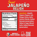 Ragin' Cajun Flavorful Charcuterie Condiment Trio - 1 Jalapeño Relish 15 oz, 1 Jalapeño Slice 14 oz, 1 Spicy Pickle 12 oz, Authentic Louisiana Variety Pack