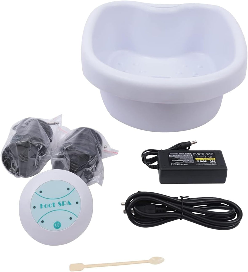 Ionic Foot Bath Detox Machine Portable Detox Foot Spa System with Foot Bath Tub for Home Beauty Salon Spa Use Regain Health & Vitality Ionic Foot Spa with Replacement Arrays