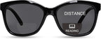 Bifocal Reading Sunglasses Womens, Square Sun Readers Outdoor Reading Glasses for Women UV400 Protection/Anti Glare