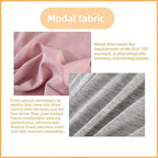 Unisex Bedridden Patient Clothing,Easy to Wear and Take Off, Modal,for Bedridden Patients,the Elderly,Fractures Gray (L)