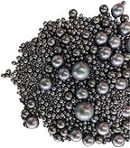 Edible Black Sugar Pearls Candy Sprinkles 120G/ 4.23Ounce Baking Cake Sprinkles Cupcake and Cake Topper Cookie Decorations Wedding Party Valentines Halloween Christmas Supplies