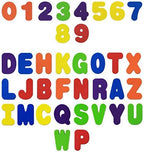 BabyBibi 36 PCS Stick-On Foam Letters & Numbers – Non-Toxic, BPA Free, No Mold Tub Toys – Colorful, Educational, Fun ABC Learning for Toddlers & Babies
