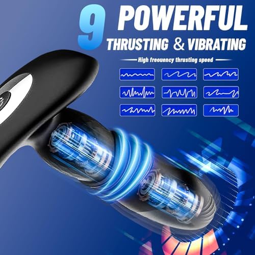 Newly Portable 10 Modes Prostrate Device and one-Touch Recovery Portable Soft Silicone Easy to wear Silent and Waterproof Beautifully Packaged Man Ladies Gift Pleasure v37h3