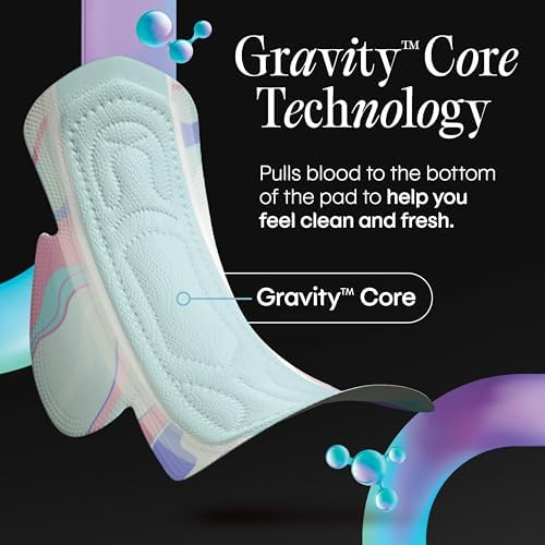 Kotex BioCare Ultra Thin Pads with Wings, Regular Absorbency, 28 Count (Packaging May Vary)