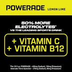 POWERADE Sports Drink Lemon Lime, 20 Ounce (Pack of 8)